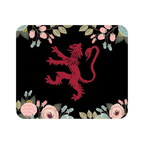 Mouse Pad, Fabric, Phillips Exeter Academy Standard/Floral Pink