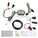 WATERWICH 4-Pin Trailer Wiring Harness Compatible with Ford Edge Sport Titanium 2015 2016 2017 2018 Replace 56292 Trailer Hitch Wiring Harness