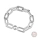 Produktbild MOCCI 2019 Herbst-Mein-Gliederarmband für Damen, 925 Silber, DIY passend für Original Pandora-Armbänder, Modeschmuck 20 cm silber