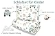 Kinder Bettdecke ohne Bezug 100x135 cm - Baumwolle Baby Decke und Kissen Set Kinderdecke 100 x 135 und Kopfkissen 60 x 40 - Bettdecken Kinderbettdecke Oeko-Tex Afrika