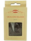 HEM Dragon Incense Resin for Charcoal Burning Tablets | Fresh & Long Lasting Fragrance | 100% Natural Ingredient, Used for Aromatherapy | Gift Set - 30gm