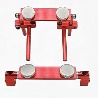 1 Set Poste de Carrosserie Magnétique Voiture RC en Alliage d'aluminium avec échelle pour 1/10 RC Drift HSP 94123 94122 Tamiya 416 417 Sakura S XI CS (Noir