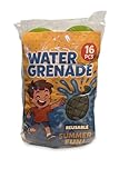 Reusable Silicone Water Balloons – 16 Pack Grenade-Shaped Splash Balls | Eco-Friendly Outdoor Summer Pool Toy | Veteran-Owned Brand