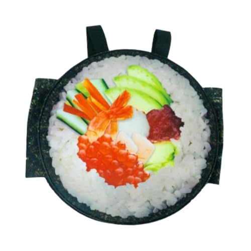 Costume d'halloween en rouleau de sushi adulte cosplay portable amusant cadeau