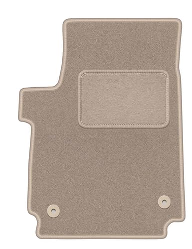 Alfombra beige de conductor para evitar desgaste en coche Volkswagen Amarok