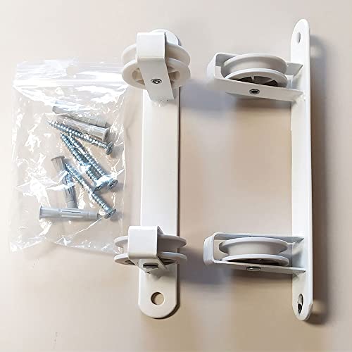 NO DISPONIBLE 77327 TENDEDERO DE Pared Basic C/2 POLEAS Blanco 25...