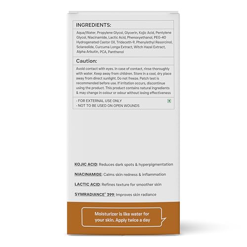 Image of DERMATOUCH Kojic Acid 2% Serum | Best for Hyperpigmentation, Uneven Skin Tone & Dark Spots | For Both Men & Women | 20ml