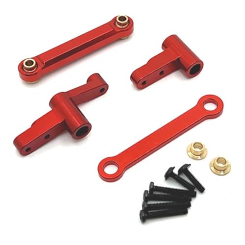 ZDingTech Upgrade Metal Steering Assembly Parts for 1/14 MJX Hyper Go H14BM Steering Assembly Parts,Metal Hyper Go 14209 14210 Steering Assembly Parts,for Hyper Go 14430B Steering Assembly Upgrades.