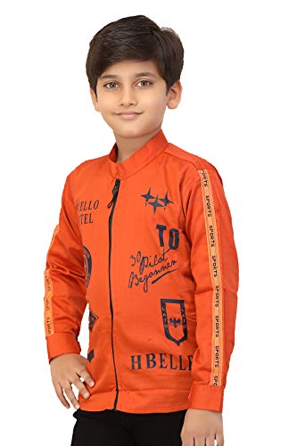Image of Boys Printed Shrug with Attached Printed T-shirt