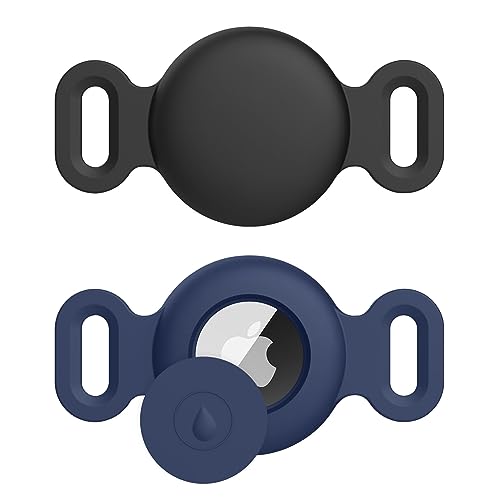 AirTag Cane & Gatti Collare per Apple,2 Pezzi Porta Air Tag Animale Cover Protettiva GPS Tracking Finder Accessories...