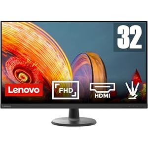 Lenovo D32-40(C22320FD0) 32 Inch PC Monitor | FHD, 1080p, 60Hz, 5ms, HDMI, DP
