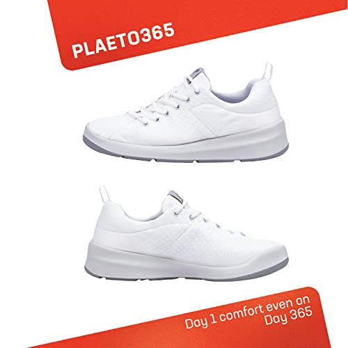 Image of Plaeto Mens Revive Casual Sneakers - All White, 9UK