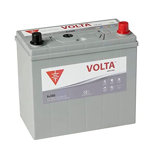 Bateria de Coche Marca Asiática 50Ah 450A - Borne +Dcha - Medidas Largo 237 x Ancho 127 x Alto 224 mm con 2 años de Garantía - Fabricación Europea.