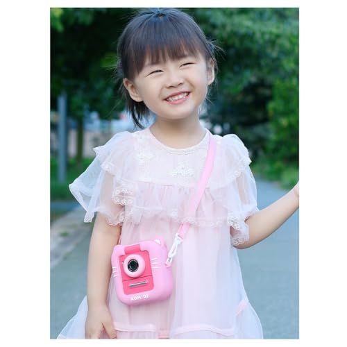 Appareil photo numérique impression instantanée rose avec carte 32G