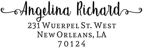 Trodat 4913 - Sello de tinta de diseño personalizado, sello de goma, sello de boda, sello de diseñador, regalo de novia, sello de tinta