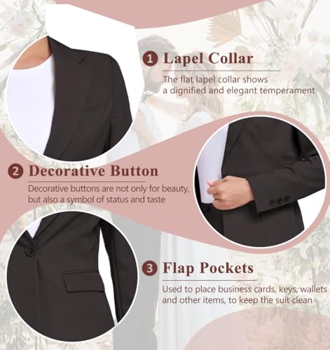 Women's Suits for Work Professional, 2 Piece Office Work Suit Set, Women's Suit Formal Wear2