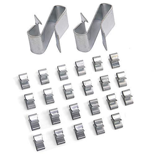 Lonwin 25PCS Trailer Frame Wire Clips Replacement Parts and Accessories for Ski Boat Fishing Boat Sailboat Trailer