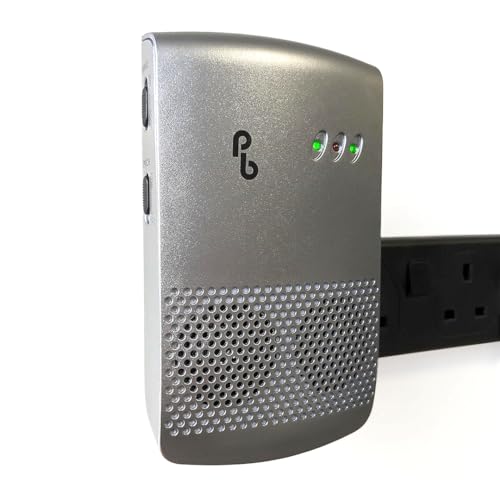 Pestbye® High Powered Professional Rat and Mouse Repellent Pest Device For Large Rooms & Commercial Use Ultrasonic Electromagnetic Rodent Repeller, Silver - Set of 2 - Image 8