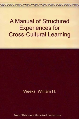 Manual of Structured Experiences for Cross-Cult... 093393405X Book Cover