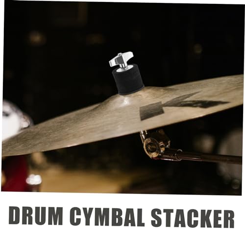 5 piezas de soporte apilador para platillos, accesorio para hardware de batería, fácil instalación, compatible con kits de batería y otros instrumentos de percusión miniatura 7