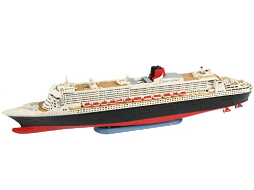 Revell Modellbausatz Schiff 1:1200 - Ocean Liner Queen Mary 2 im Maßstab 1:1200, Level 4, originalgetreue Nachbildung… – Bild 4