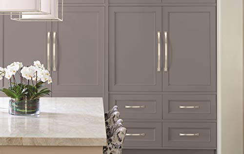 Image of Amerock | Appliance Pull | Satin Nickel | 18 inch (457 mm) Center to Center | Candler | 1 Pack | Drawer Pull | Drawer Handle | Cabinet Hardware