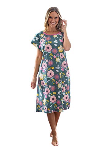 Gownies - Designer Hospital Patient Gown, 100% Cotton, Hospital Stay (Large/X-Large, Charlotte)