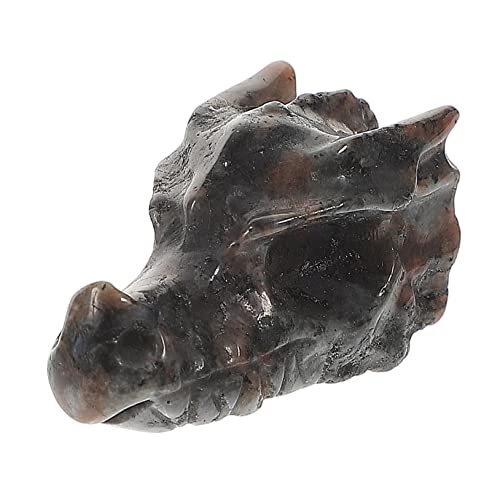 Crâne de dragon en cristal ZXQUEGF pour la décoration de maison et bureau