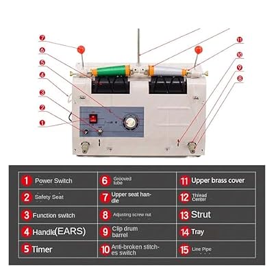 Automatic Threading Machine Thread Winder, Embroidery Factory Garment Factory Thread Rewinder Computer Threading Machine for Motor Coils