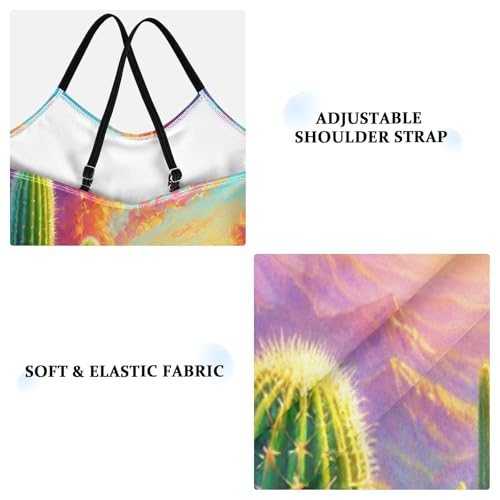 Cactus Desert Sunset Swimsuit for Girls Bathing Suit One Piece Swimsuits Summer Beach Swimwear3