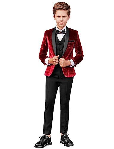 Costume de bal en velours pour garçon ajusté et confortable