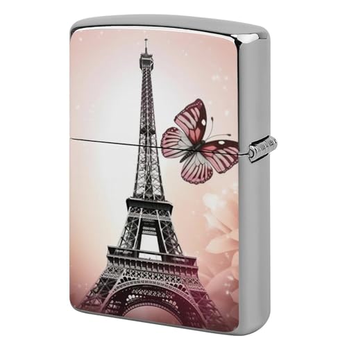 Coque de rechange pour briquet de poche en métal robuste vintage