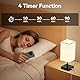 Hiloshine Tageslichtlampe,Simulation von Tageslicht,10.000 Lux tageslichtlampe,UV-freie LED Lichttherapielampe Tageslichtleuchte mit Fernsteuerung,3 Farbtemperaturen,Dimmer und Timer Daylight Lamp