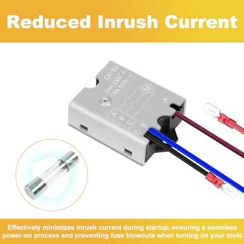 125/250V 24A Soft Start Module with Pre-Wiring, Soft Start Relay - Image 4