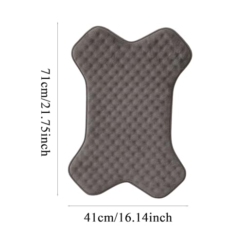Hundehütten-Pad, maschinenwaschbar, Welpenmatratze, 71 x 49 cm, niedliche Knochenform, rutschfestes, kaufestes Haustierbett, ultraweiches Schlafen für Kisten, Zwinger, Wohnzimmer