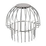 110MM Gutter Guards, Stainless Steel Mesh Filter Strainer For Down Pipe Protection, Leaf Wire Balloon Gutter Guard Drain Covers For Quick Drainage, Clogging Prevention, Rooftop (110MM)