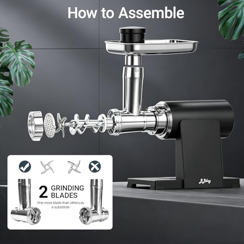 Image of Electric Meat Grinder with Touch Screen, 3200W MAX