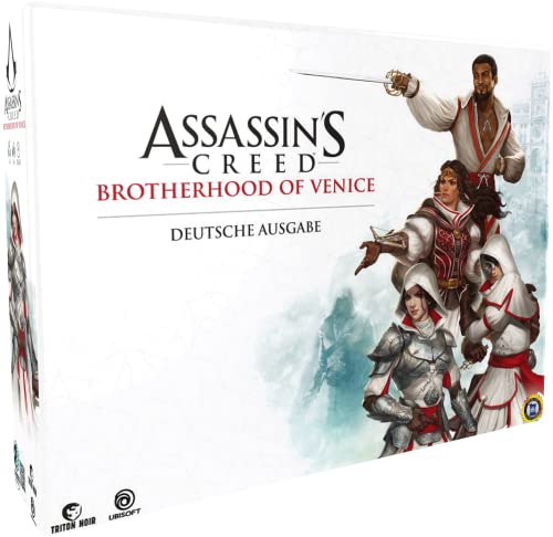 Assassin´s Creed Brettspiel - Synapses Games - Deutsch - Abenteuerspiel für 1-4 Personen - ab 14 Jahren