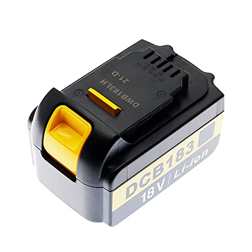EXXACT PARTS 18V 4.0Ah (Also Compatible with 20V 4.0Ah) DCB205 DCB204 DCB180 Replacement Battery for Dewalt DCB181 DCB201 DCB203 DCB200 DCD/DCF Series Cordless Power Drill Tools Batteries