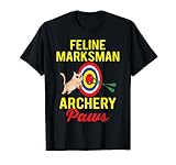 Funny Bowhunting Bowman Shooter Target Feline