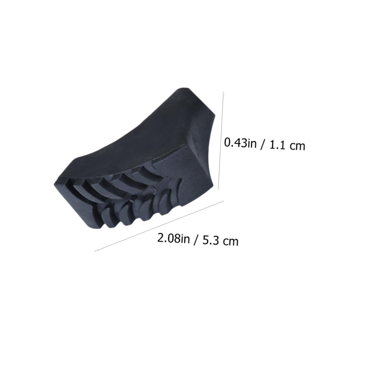 HANABASS 3Pcs Outdoor Skid Stick Tip Covers for Hiking Sticks Durable Protection for Trekking Poles Suitable for Section Alpenstocks