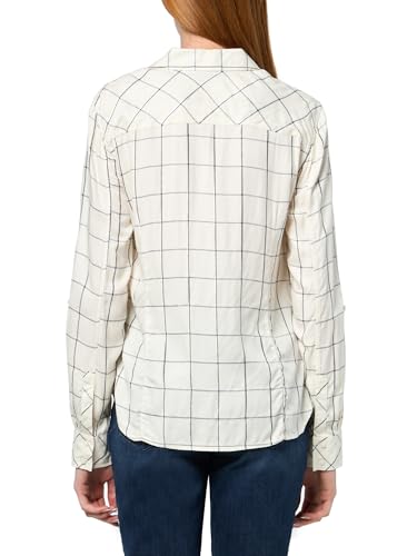 Image of Nautica Women's Button Front Long Sleeve Roll Tab Shirt