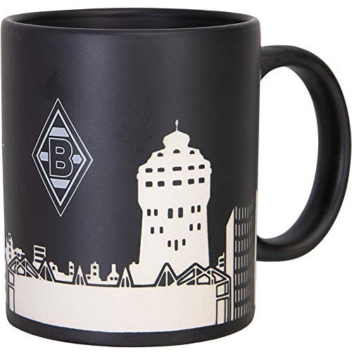 Borussia Mönchengladbach Skyline - Taza, Negro , talla única