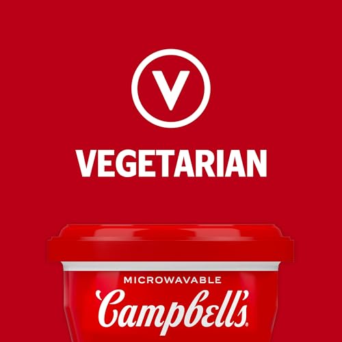 Image of Campbell's Creamy Tomato Soup, 7 Oz Microwavable Bowl (Pack of 4)