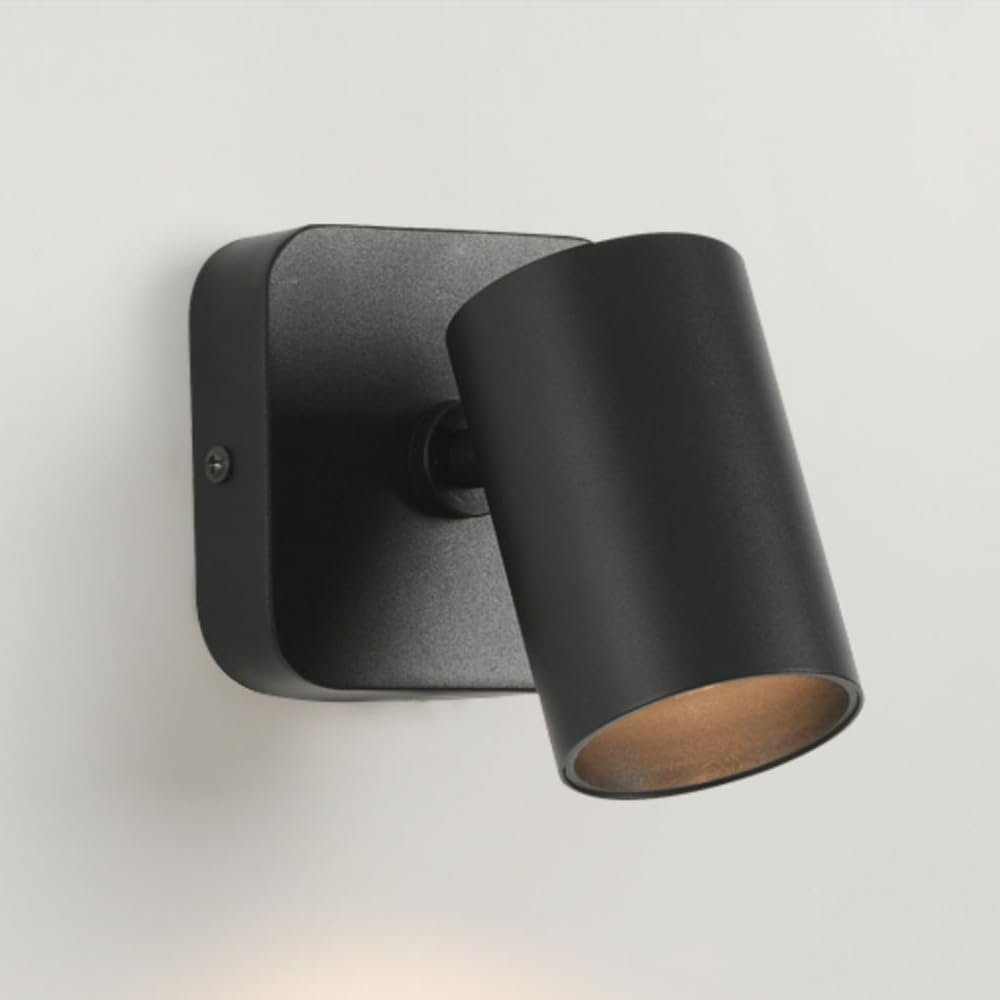 LED Mounted Reading Lights Rotatable Headboard, Bedroom Bedside Wall Lamp 6W Night Light for Study Room 3 Color Mode