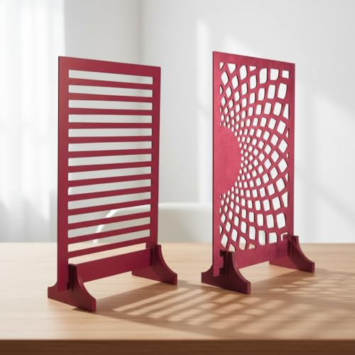 Image of SMILEDRIVE Photography Shadow Boards Creative A3 Light Panels, Set of 2 | Reflection Panels, Laser-Cut Designs, Creative Lighting, Product Shoots