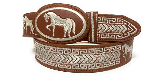 Men's Embroidered Charro Belt, Cinto Charro Bordado2