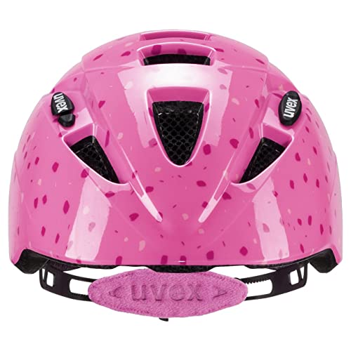 uvex Kid 2 - Lightweight Kids Bike Helmet for Children - Individual Fit - Upgradeable with an LED Light - Pink Confetti - 46-52 cm - Image 2