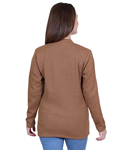 Image of Women Woolen v-Neck Cardigan Pullover Sweater for Winter wear with Front Pockets Plus Sizes Also Available