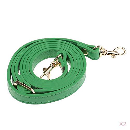 2pcs Adjustable Shoulder Bag Accessories Handbag Handles Straps Green-image-46